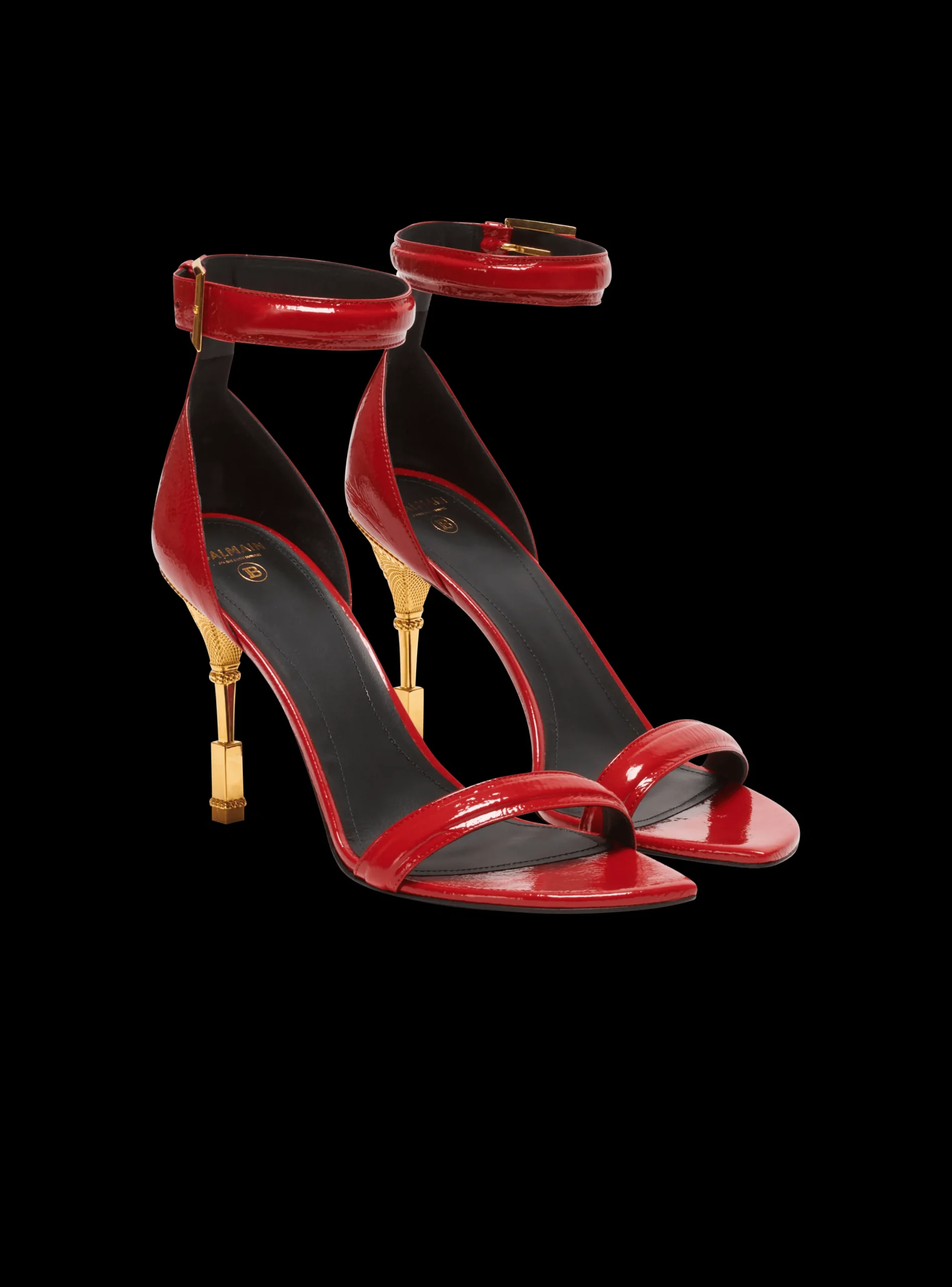 Sale Moneta Patent Leather Sandals Women High Heels & Pumps