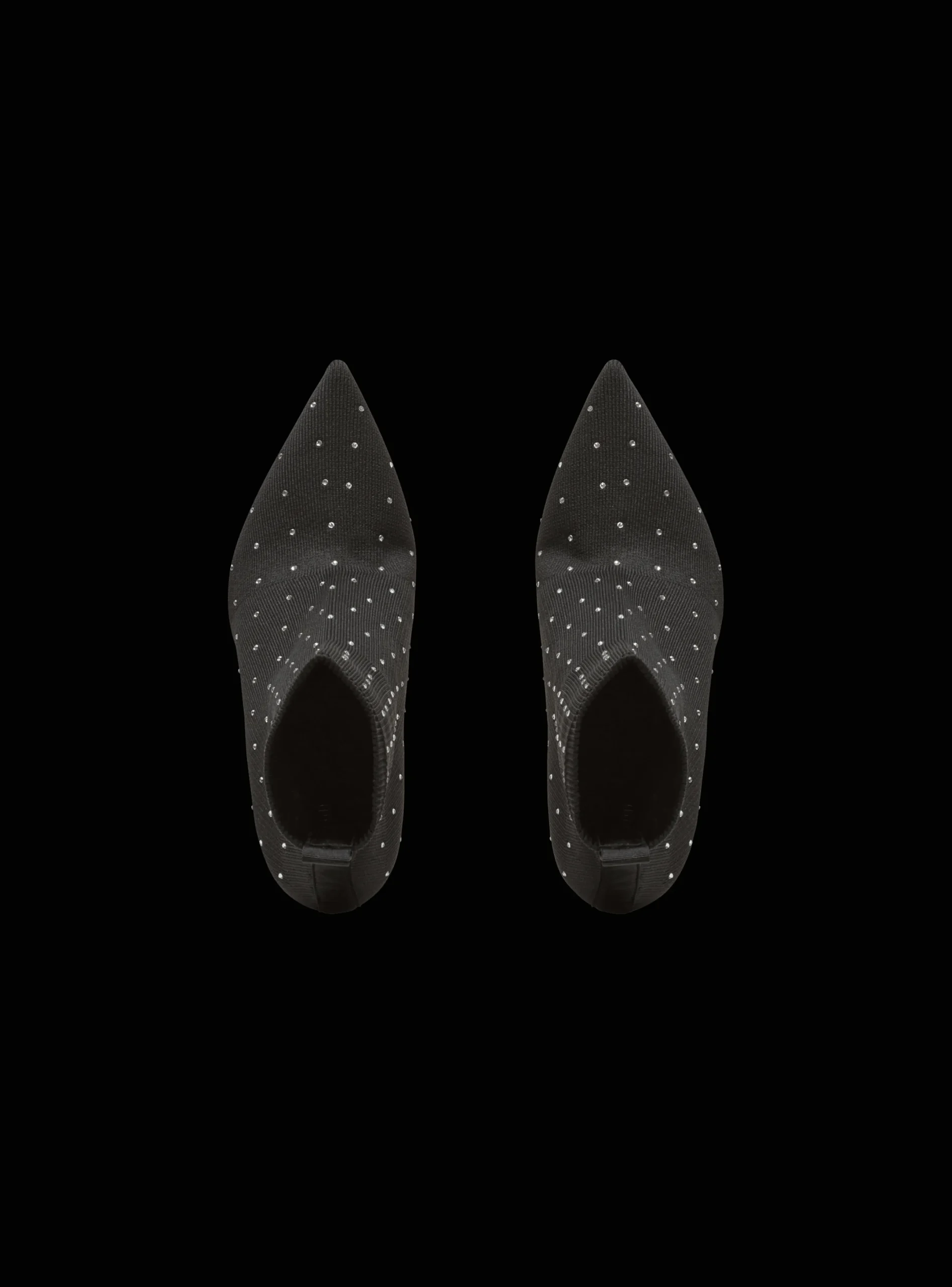 Best Sale Moneta Rhinestoned Knit Ankle Boots Women Boots