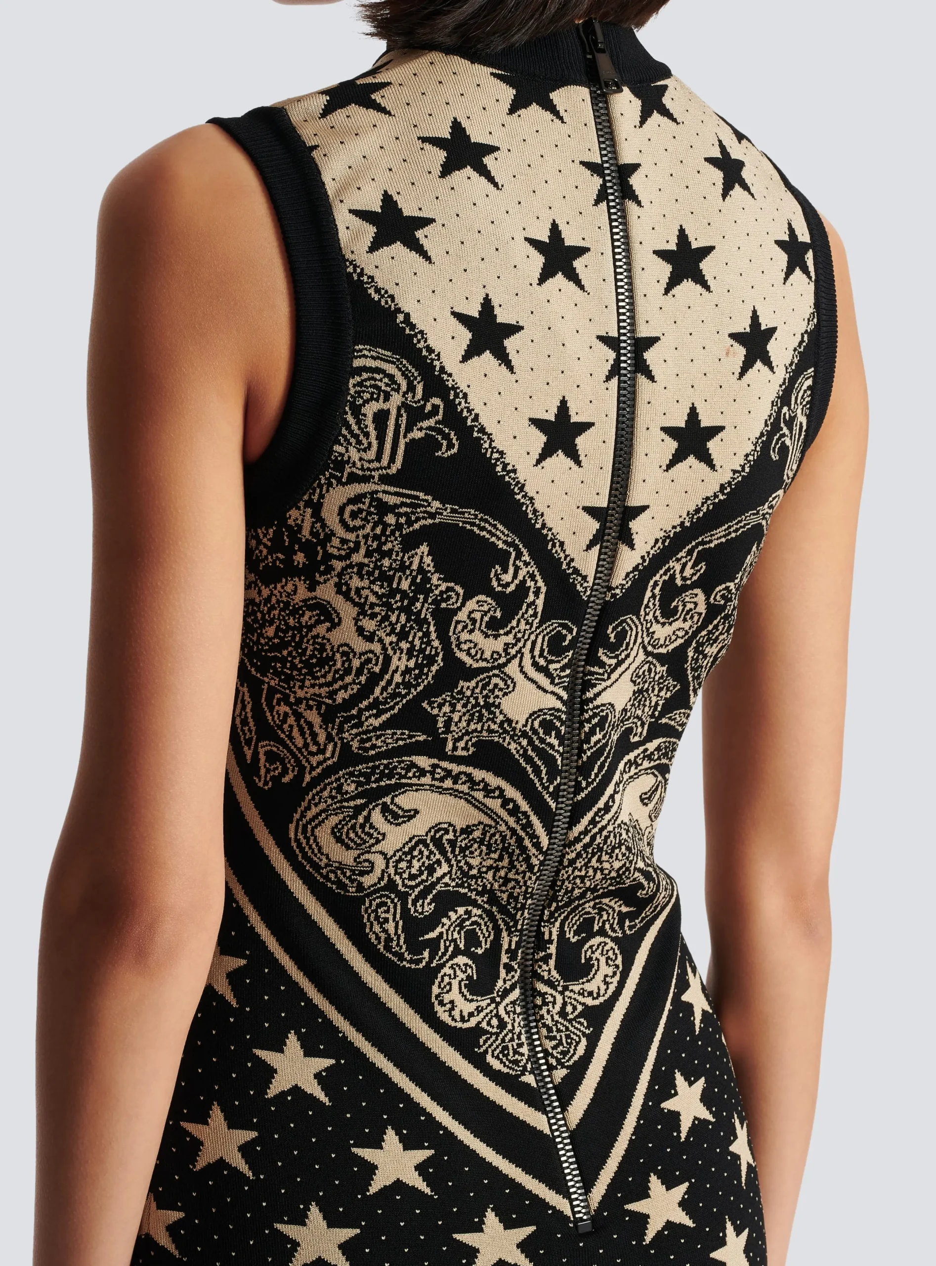 Best Sale Monogram And Star Knit Short Dress Women Knitwear|Dresses