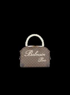 Online Monogram Canvas And Leather Make Up Bag Women Mini Bags|Shoulder Bags