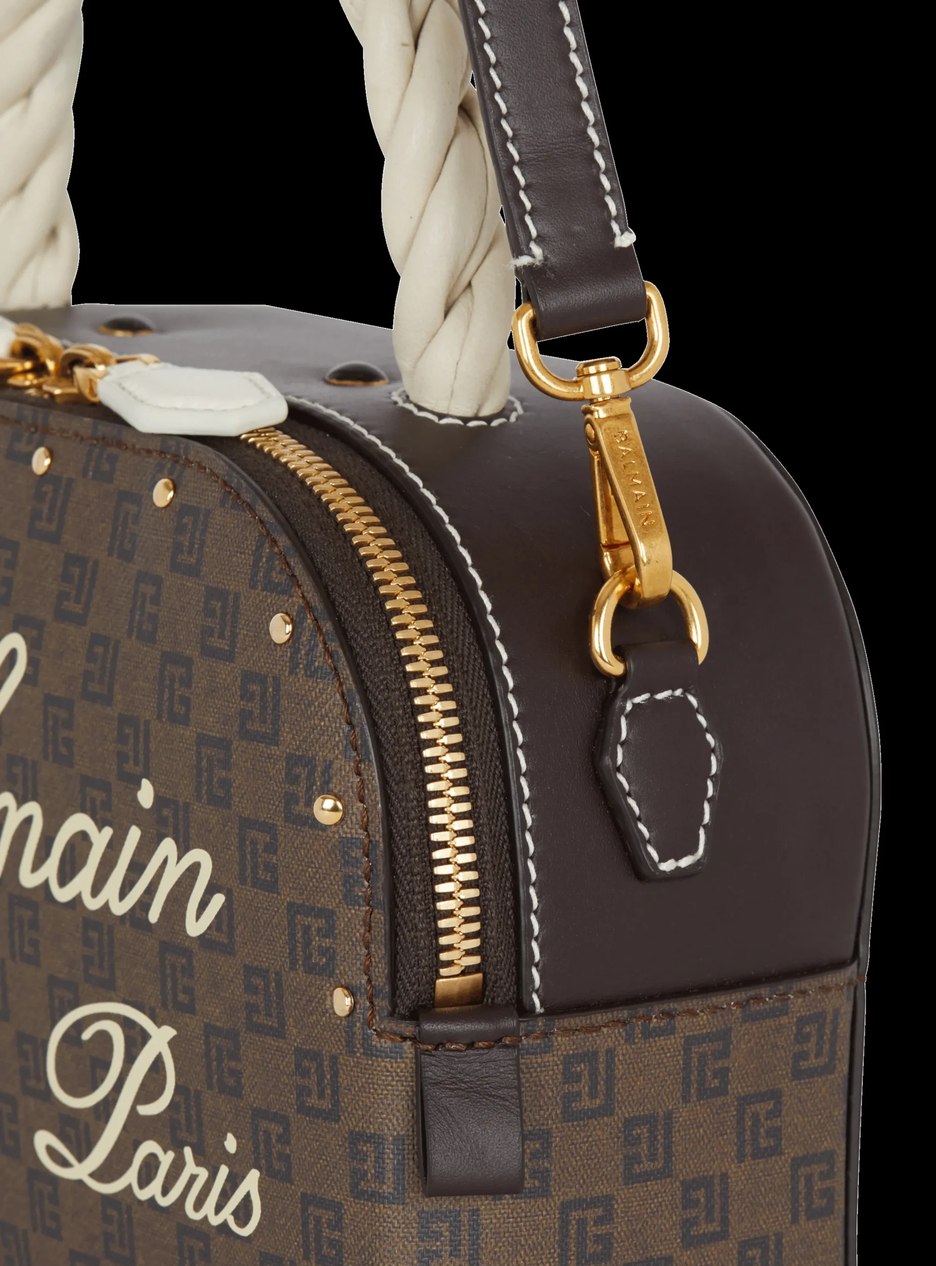 Online Monogram Canvas And Leather Make Up Bag Women Mini Bags|Shoulder Bags