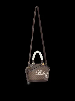 Shop Monogram Canvas And Leather Bucket Bag Women Mini Bags|Shoulder Bags