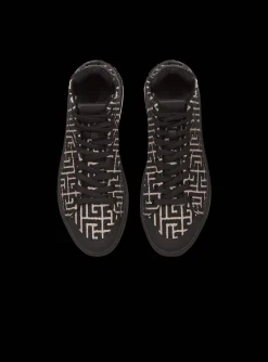 Online Monogram Jacquard B-Court High-top Sneakers B-Court