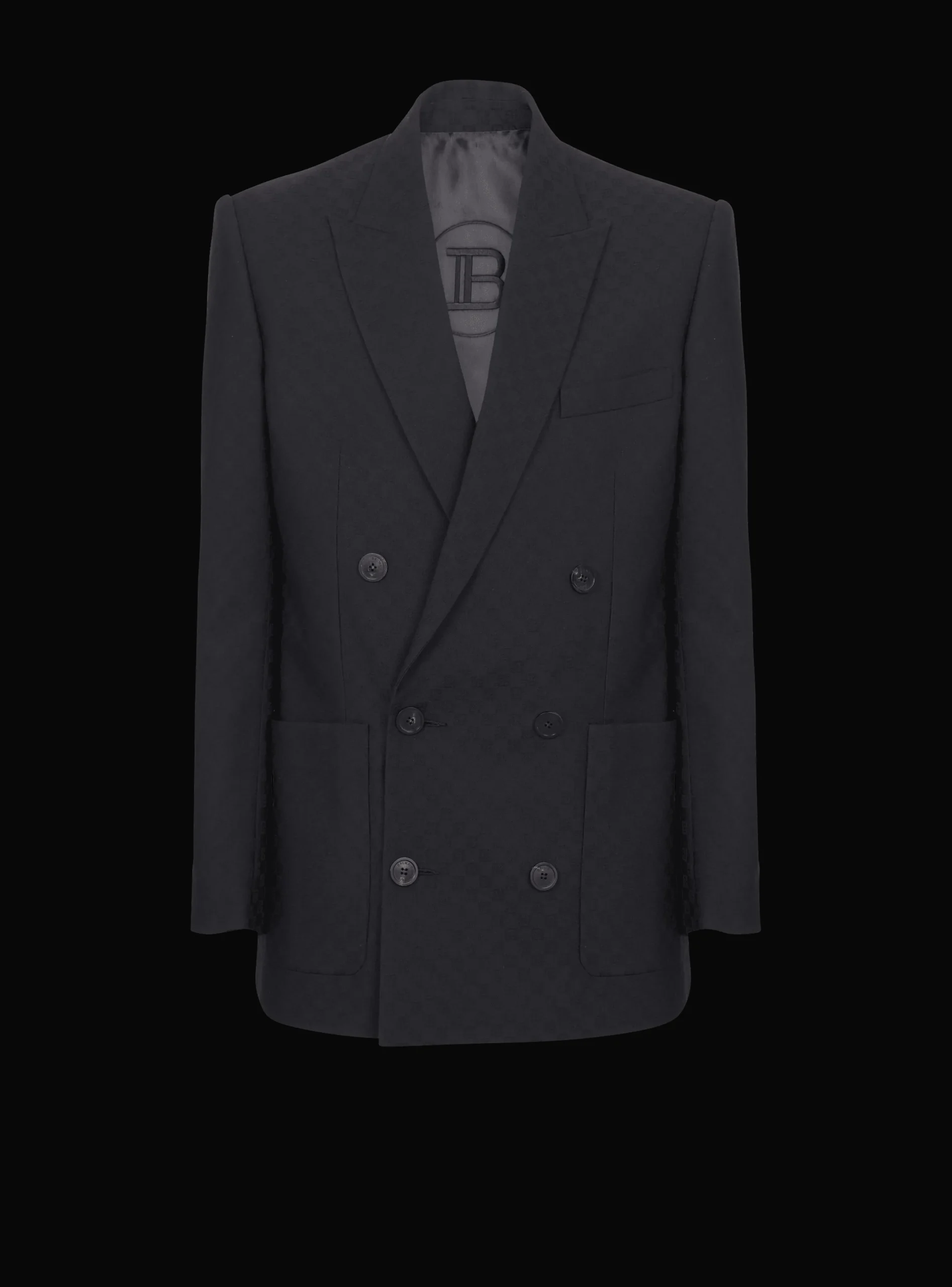Hot Monogram Jacquard Blazer Jackets And Blazers