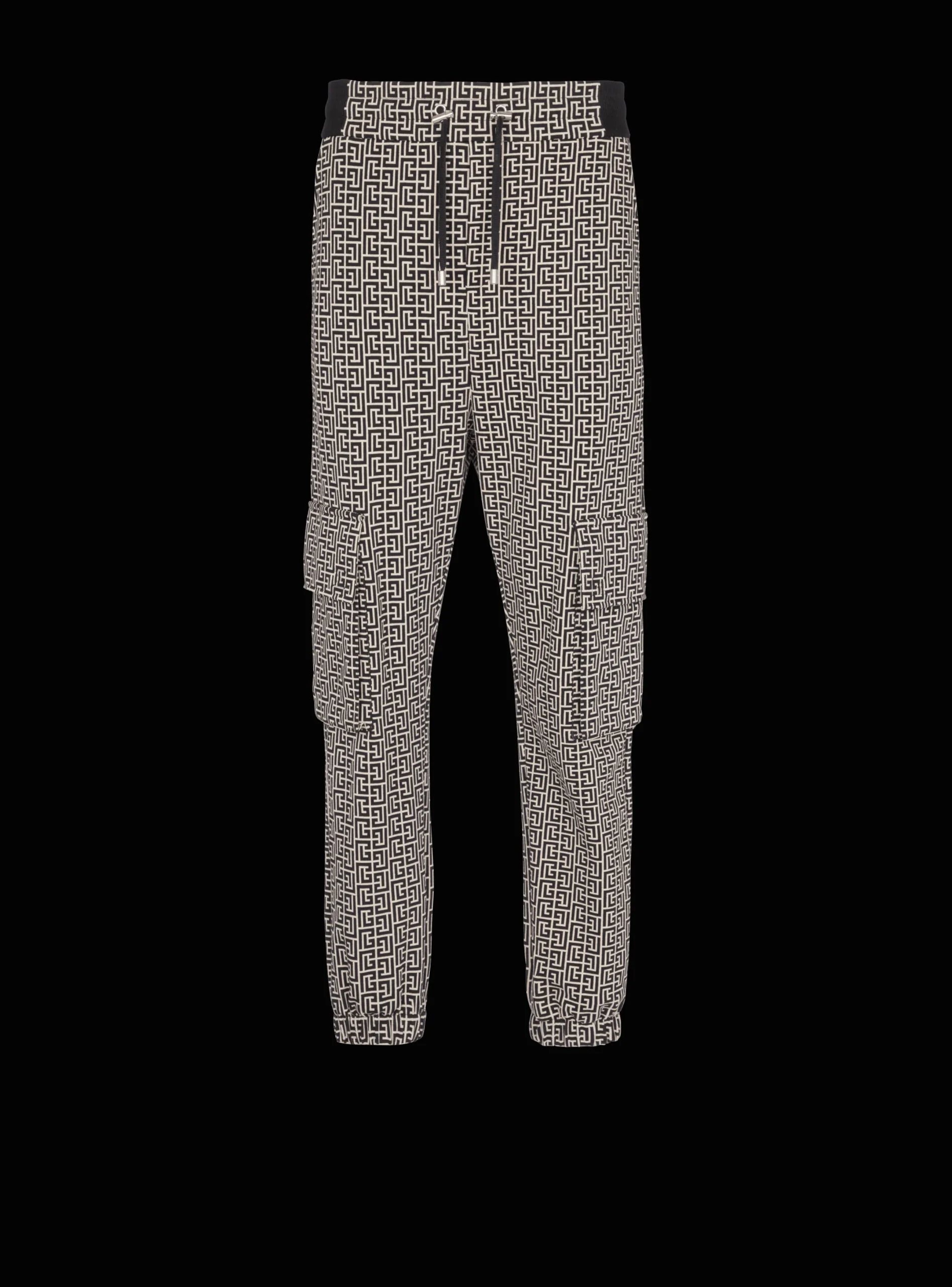 Clearance Monogram Jacquard Cargo Joggers Sportswear|Trousers And Shorts
