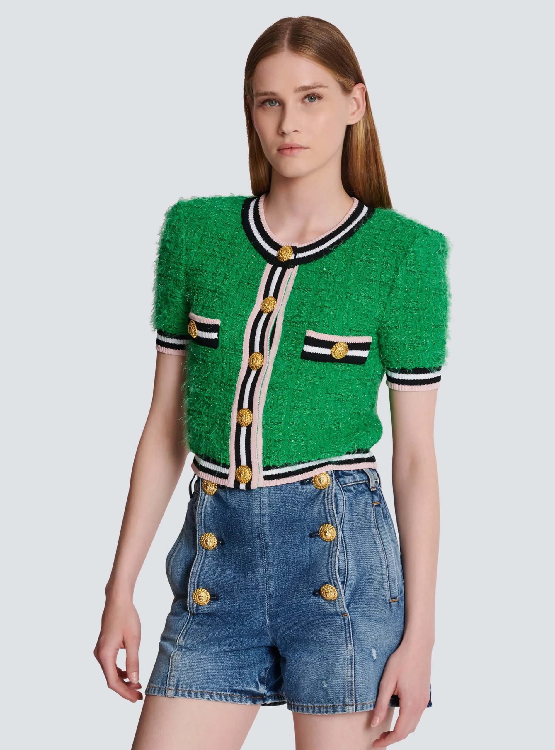 Hot Monogram Knit Cardigan Women Knitwear|Tops And Shirts