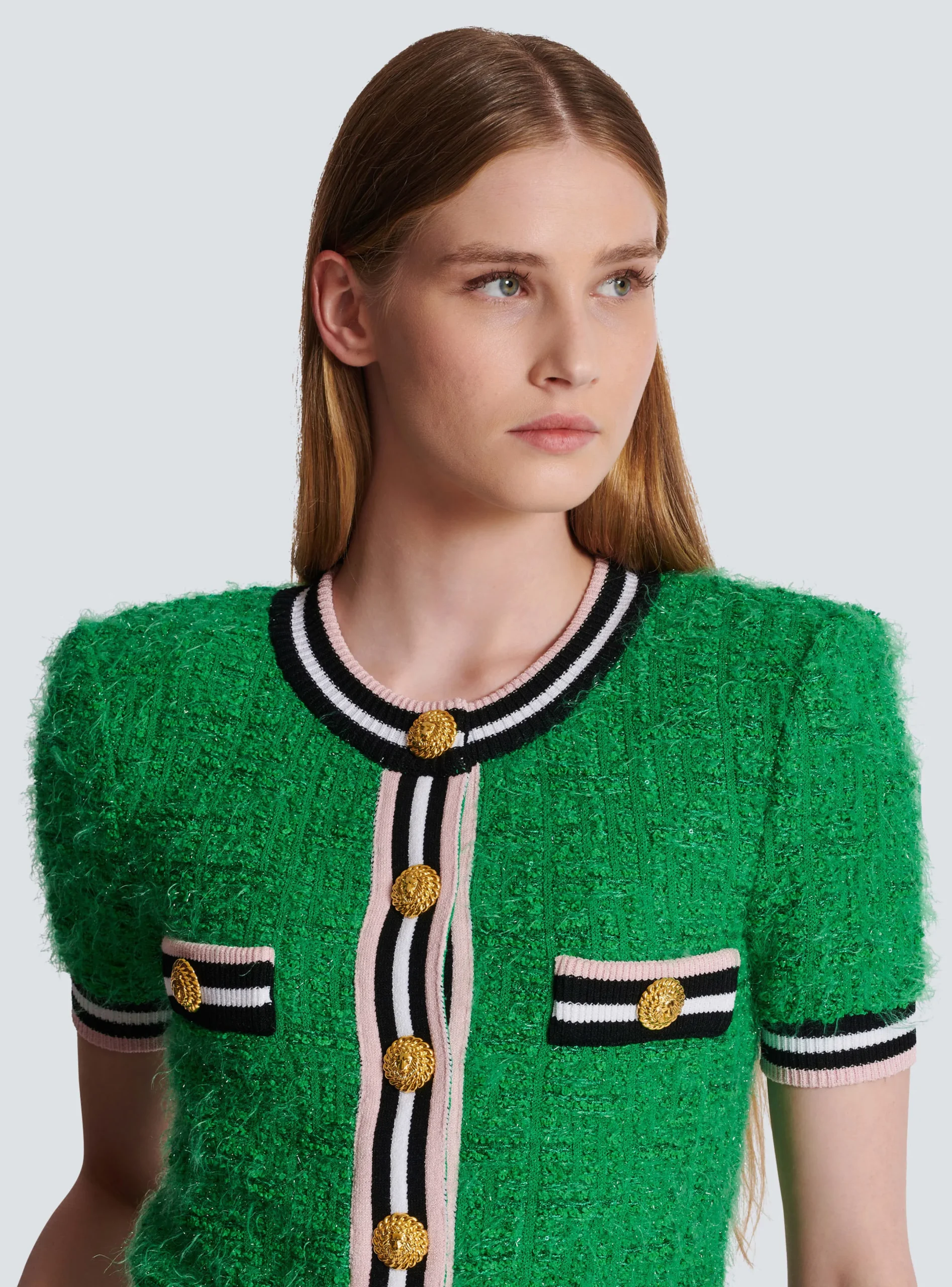 Hot Monogram Knit Cardigan Women Knitwear|Tops And Shirts