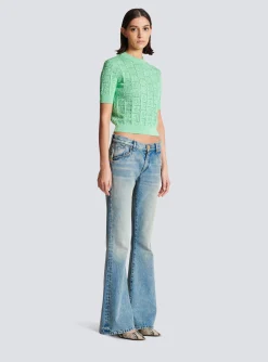 Flash Sale Monogram Knit Jumper Women Knitwear|Tops And Shirts
