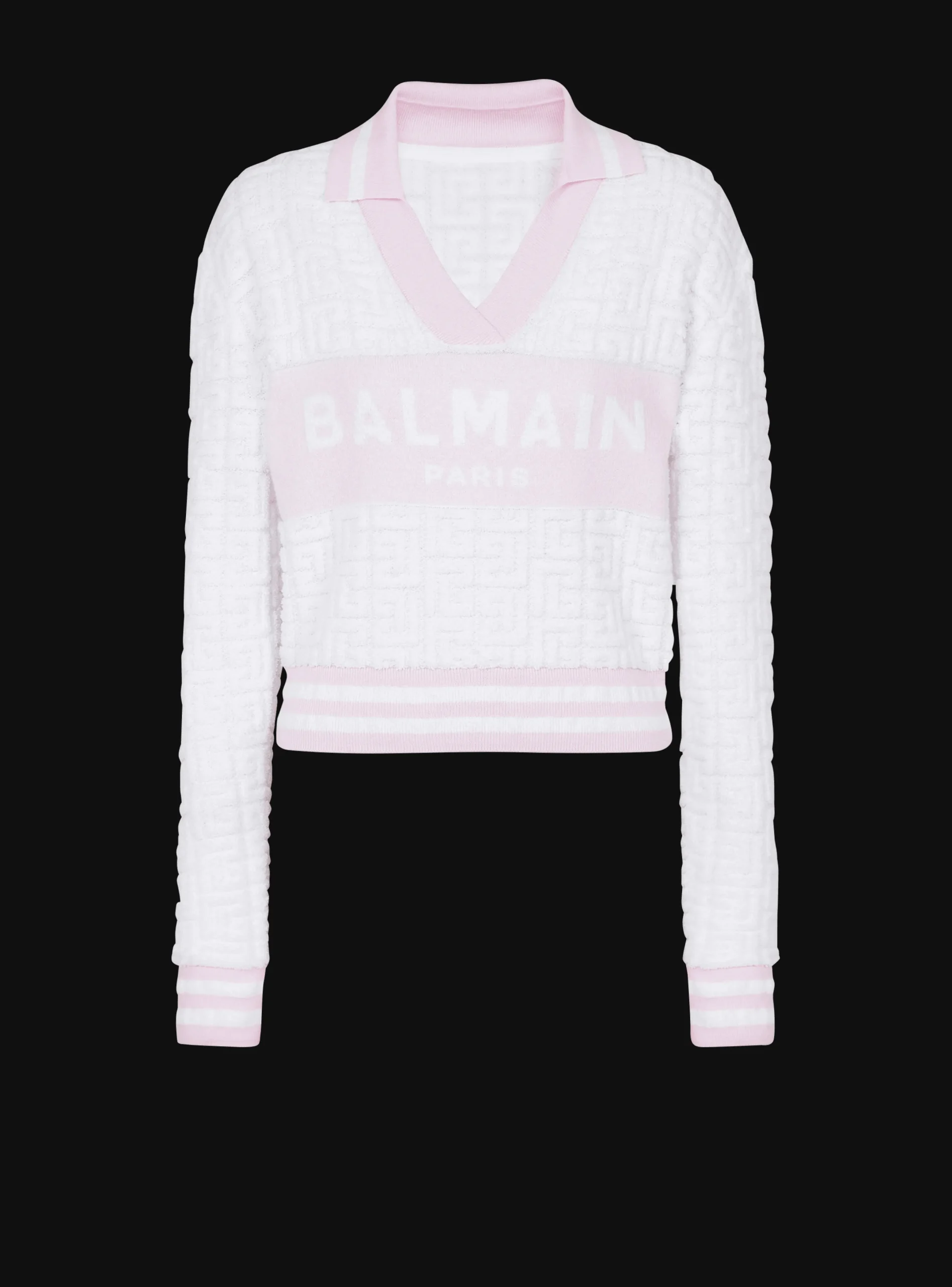 Discount Monogram Knit Polo Women Knitwear