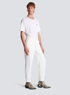 Hot Monogram Satin Trousers Trousers And Shorts