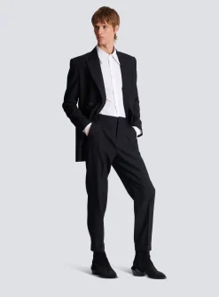 Store Monogram Wool Trousers Trousers And Shorts