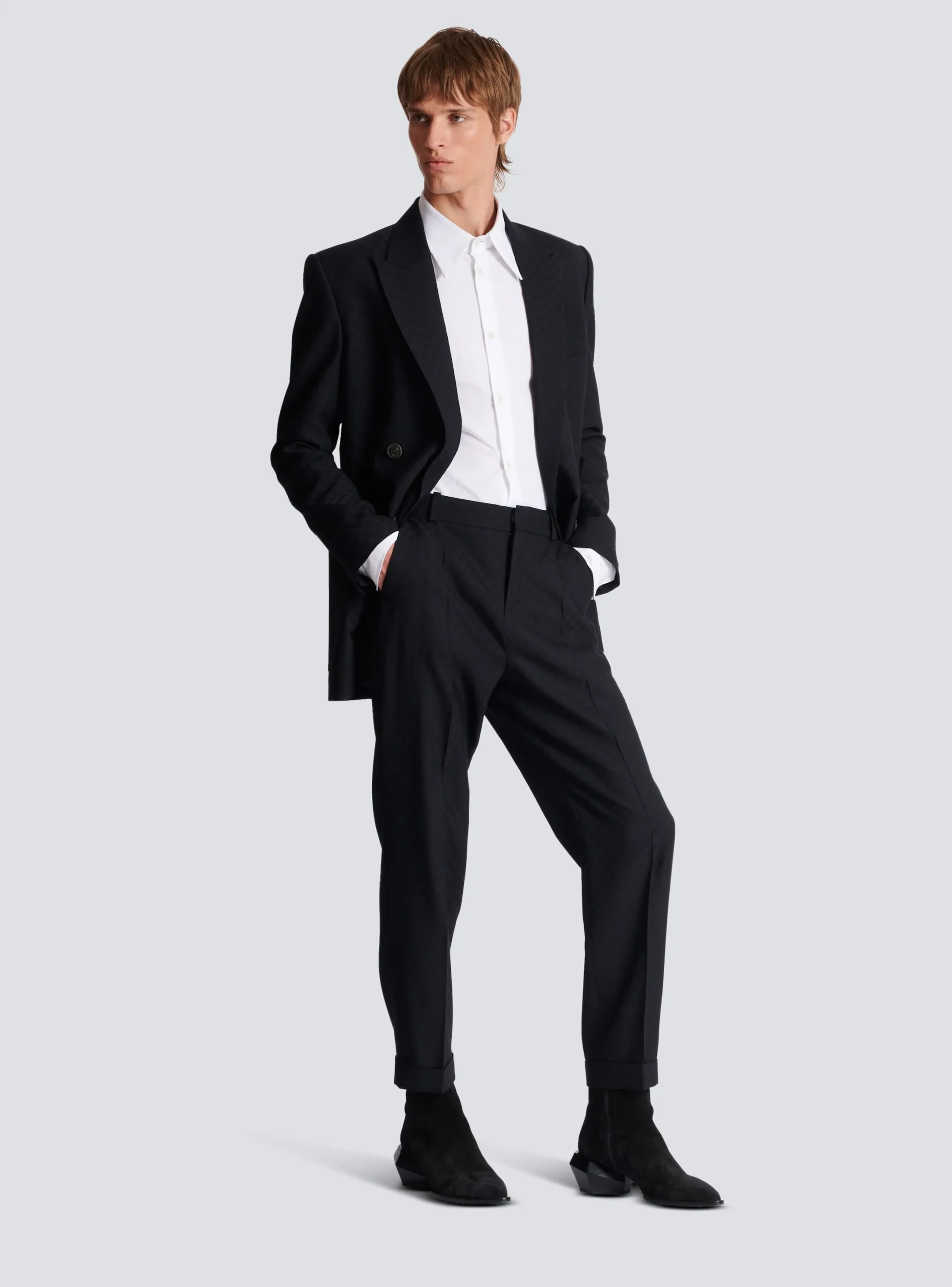 Store Monogram Wool Trousers Trousers And Shorts