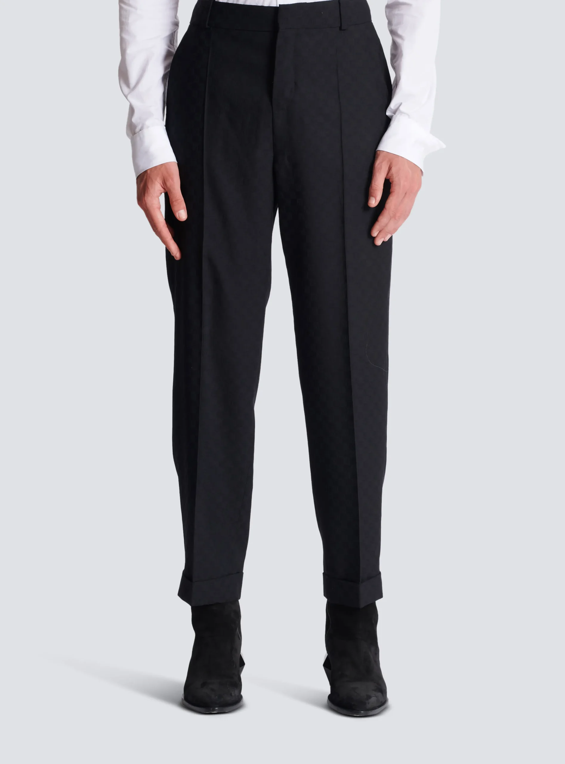 Store Monogram Wool Trousers Trousers And Shorts