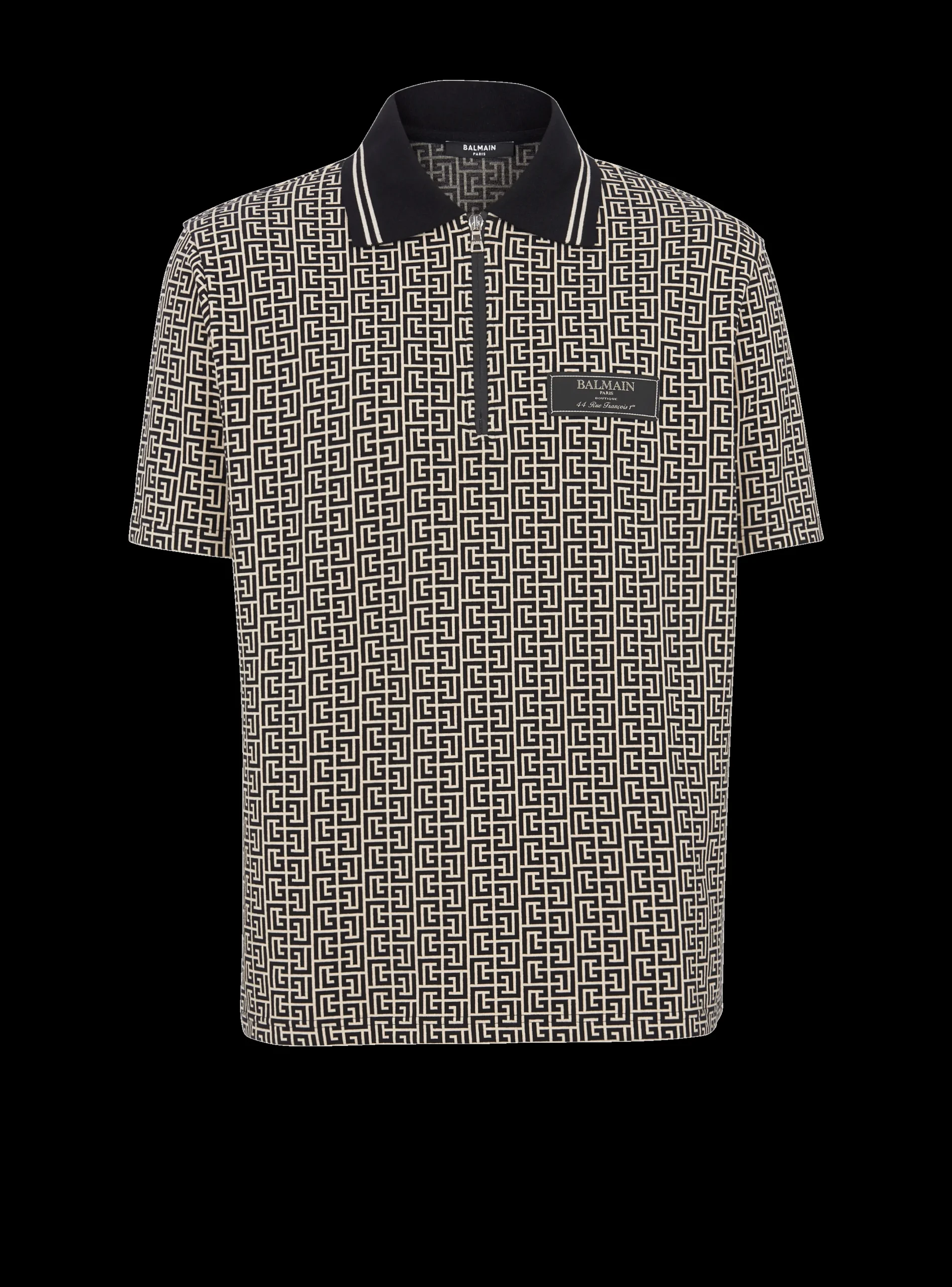 New Monogram Zip Polo Shirt Shirts And Polos