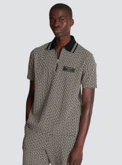 New Monogram Zip Polo Shirt Shirts And Polos