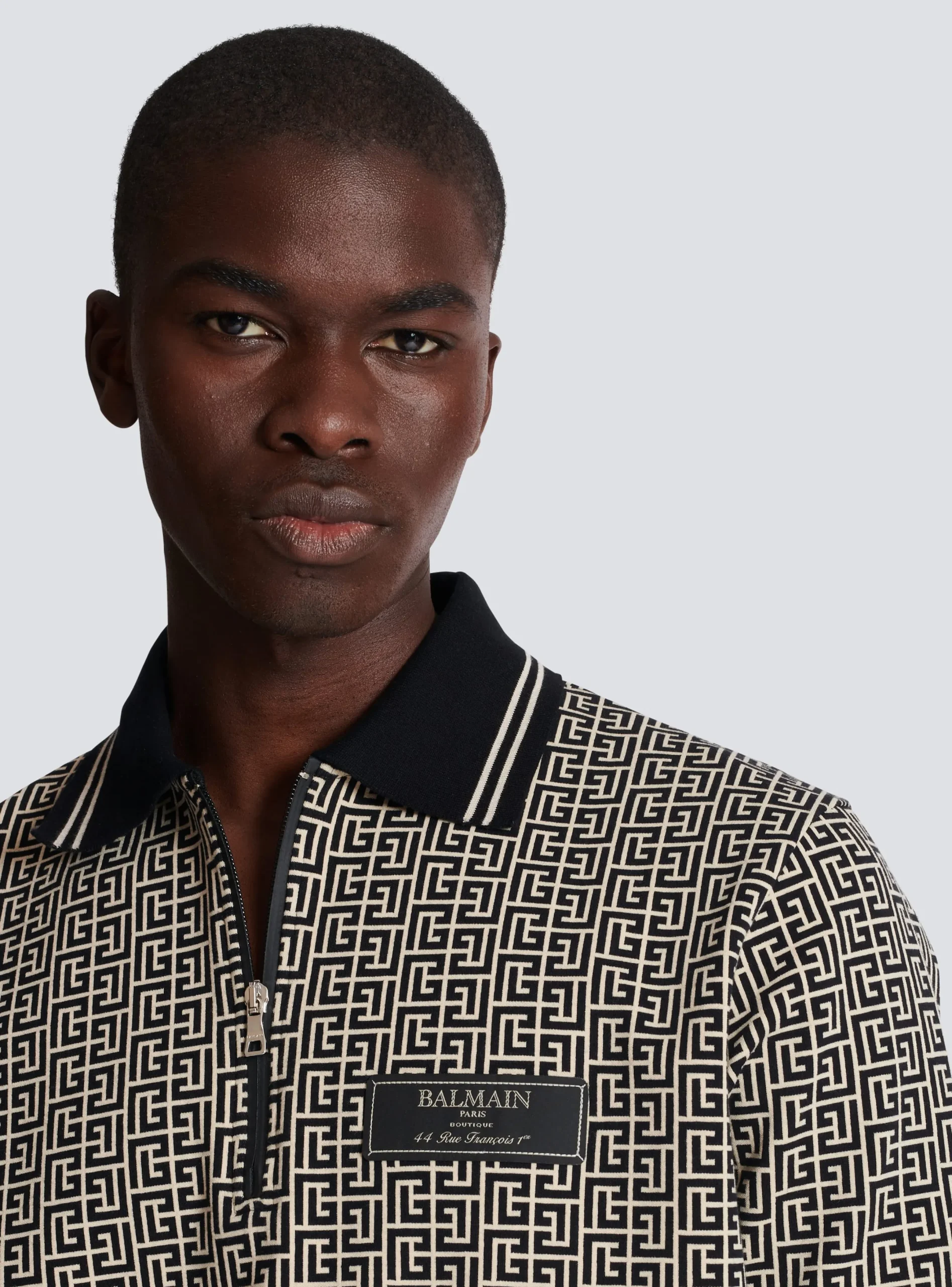 New Monogram Zip Polo Shirt Shirts And Polos