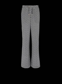 Sale Monogrammed Flowing Trousers Women Trousers And Shorts