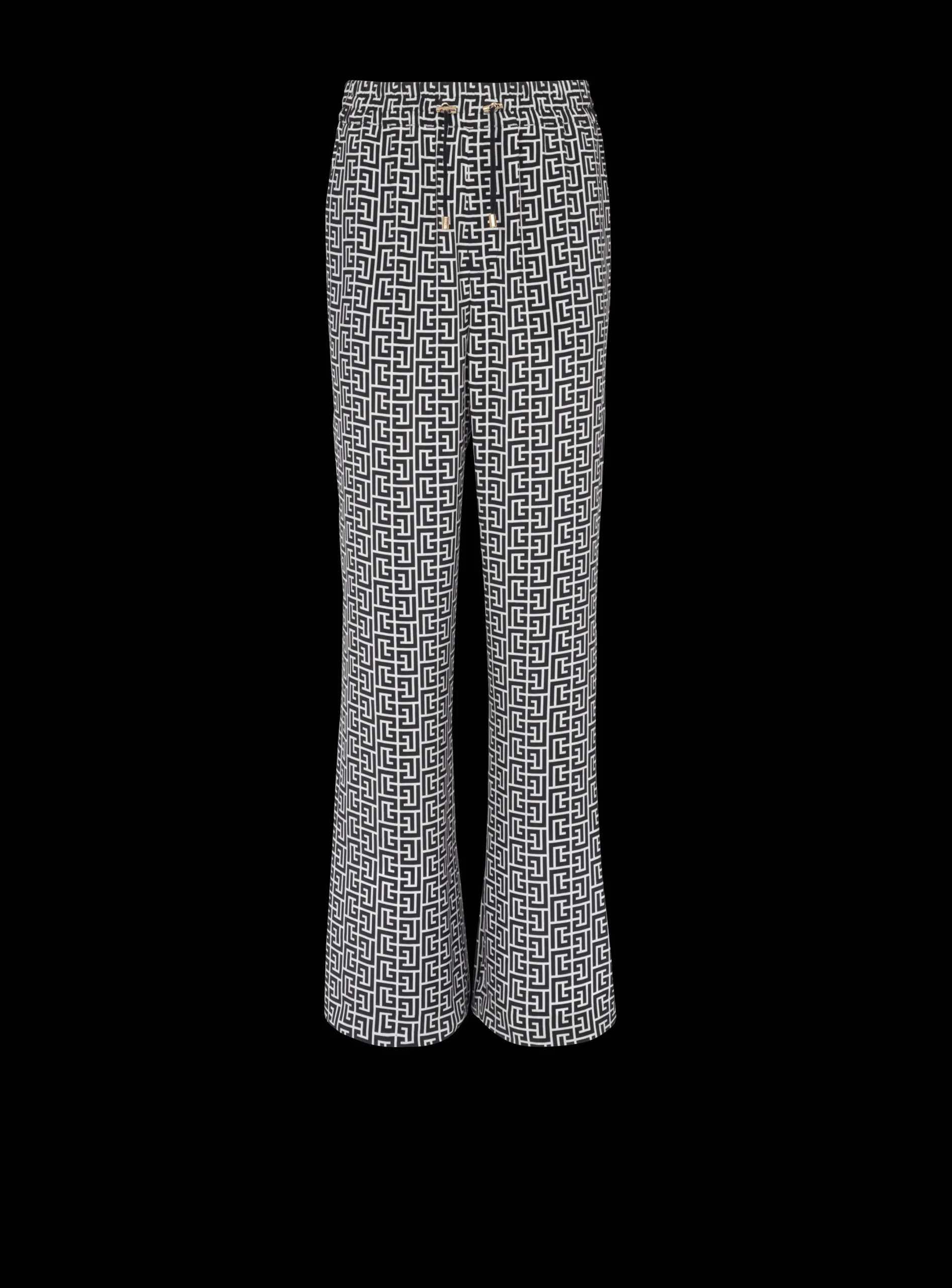 Sale Monogrammed Flowing Trousers Women Trousers And Shorts