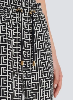 Sale Monogrammed Flowing Trousers Women Trousers And Shorts