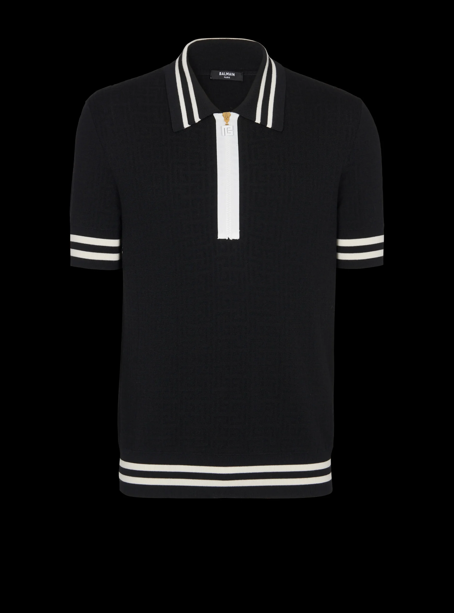 Clearance Monogrammed Jacquard Polo Shirt Knitwear|Shirts And Polos
