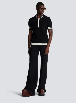 Clearance Monogrammed Jacquard Polo Shirt Knitwear|Shirts And Polos