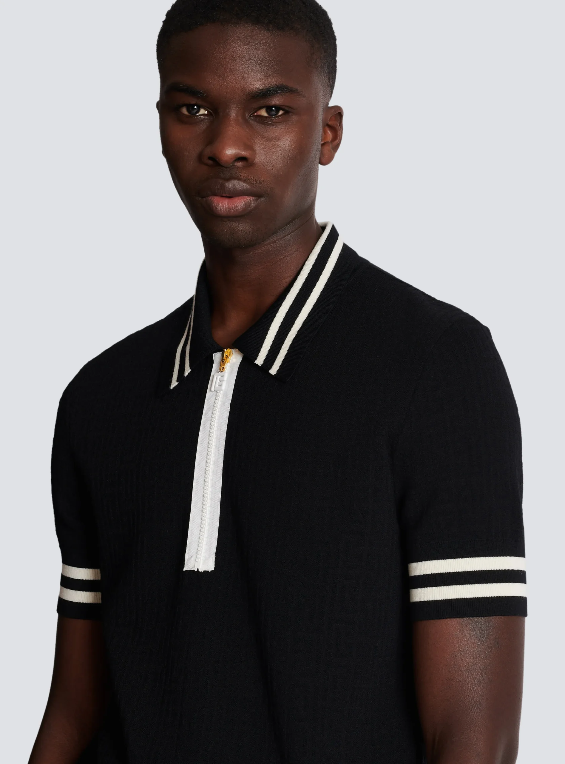 Clearance Monogrammed Jacquard Polo Shirt Knitwear|Shirts And Polos