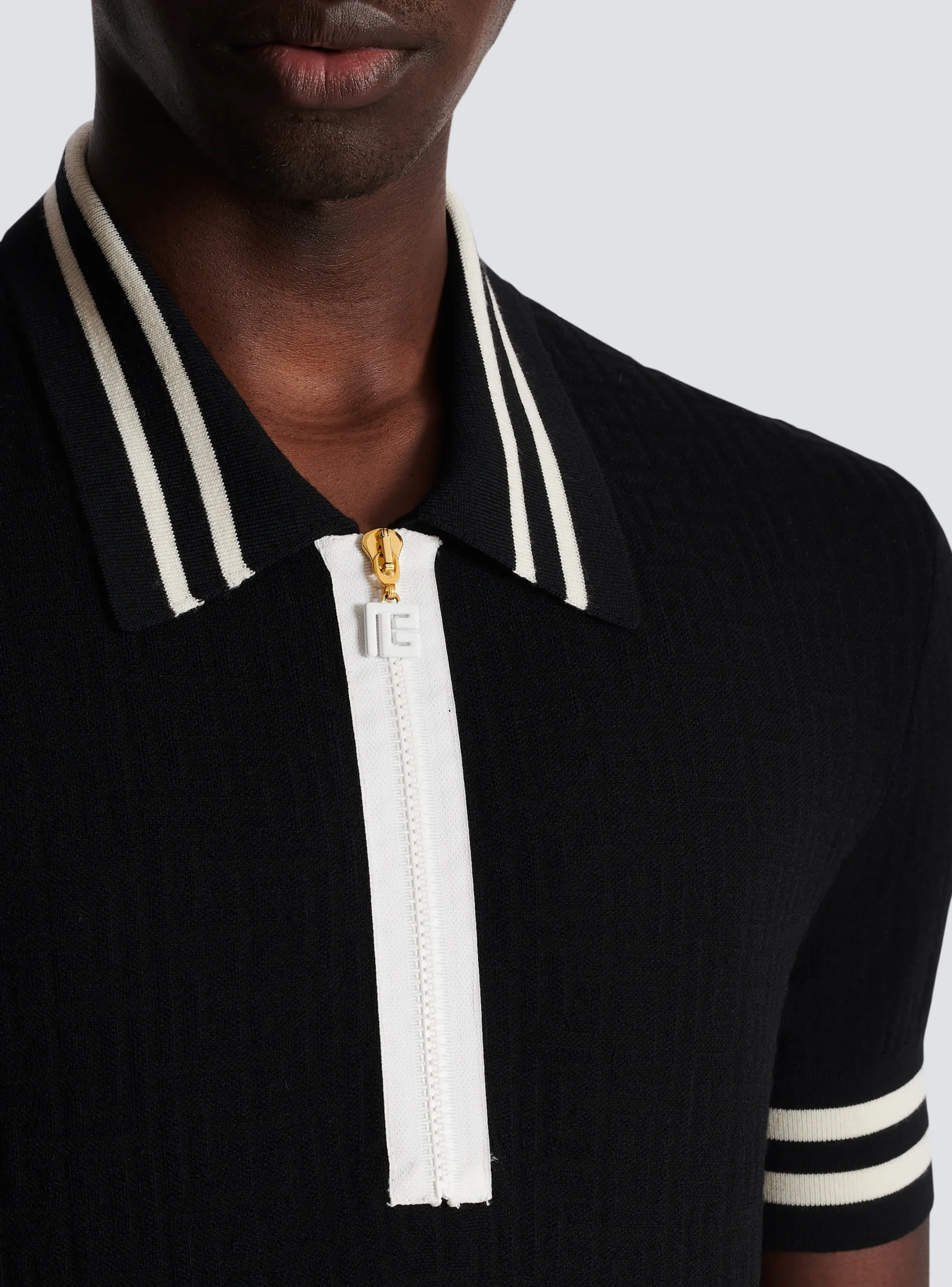 Clearance Monogrammed Jacquard Polo Shirt Knitwear|Shirts And Polos