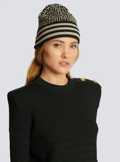 Hot Monogrammed Knit Beanie Women Hats And Caps