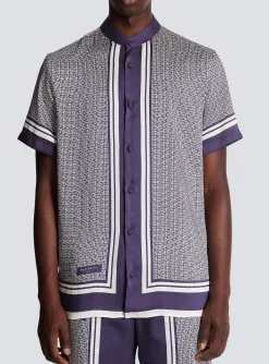 New Monogrammed Scarf-print Shirt Shirts And Polos