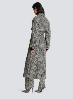 Store Monogrammed Trench Coat Women Outerwear