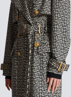 Store Monogrammed Trench Coat Women Outerwear