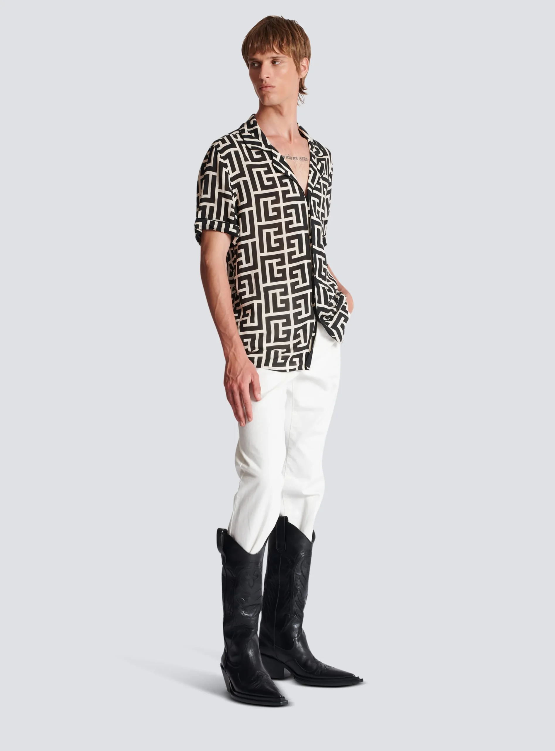 New Monogram-printed Shirt Shirts And Polos