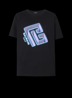 Sale Neon Logo T-shirt Sportswear|T-Shirts