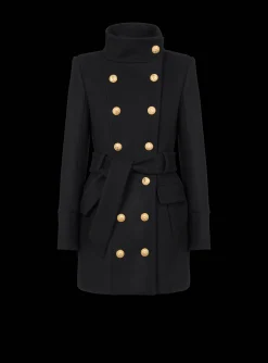 Flash Sale Officer Coat With Belt Women Outerwear