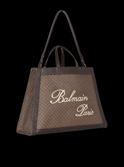 Discount Olivier's Cabas In Canvas And Leather Women Tote Bags|Shoulder Bags