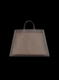 Discount Olivier's Cabas In Canvas And Leather Women Tote Bags|Shoulder Bags