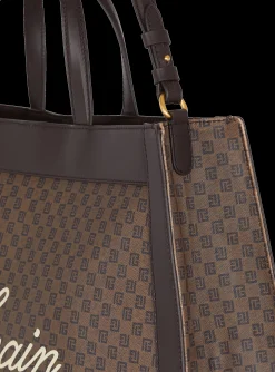 Discount Olivier's Cabas In Canvas And Leather Women Tote Bags|Shoulder Bags