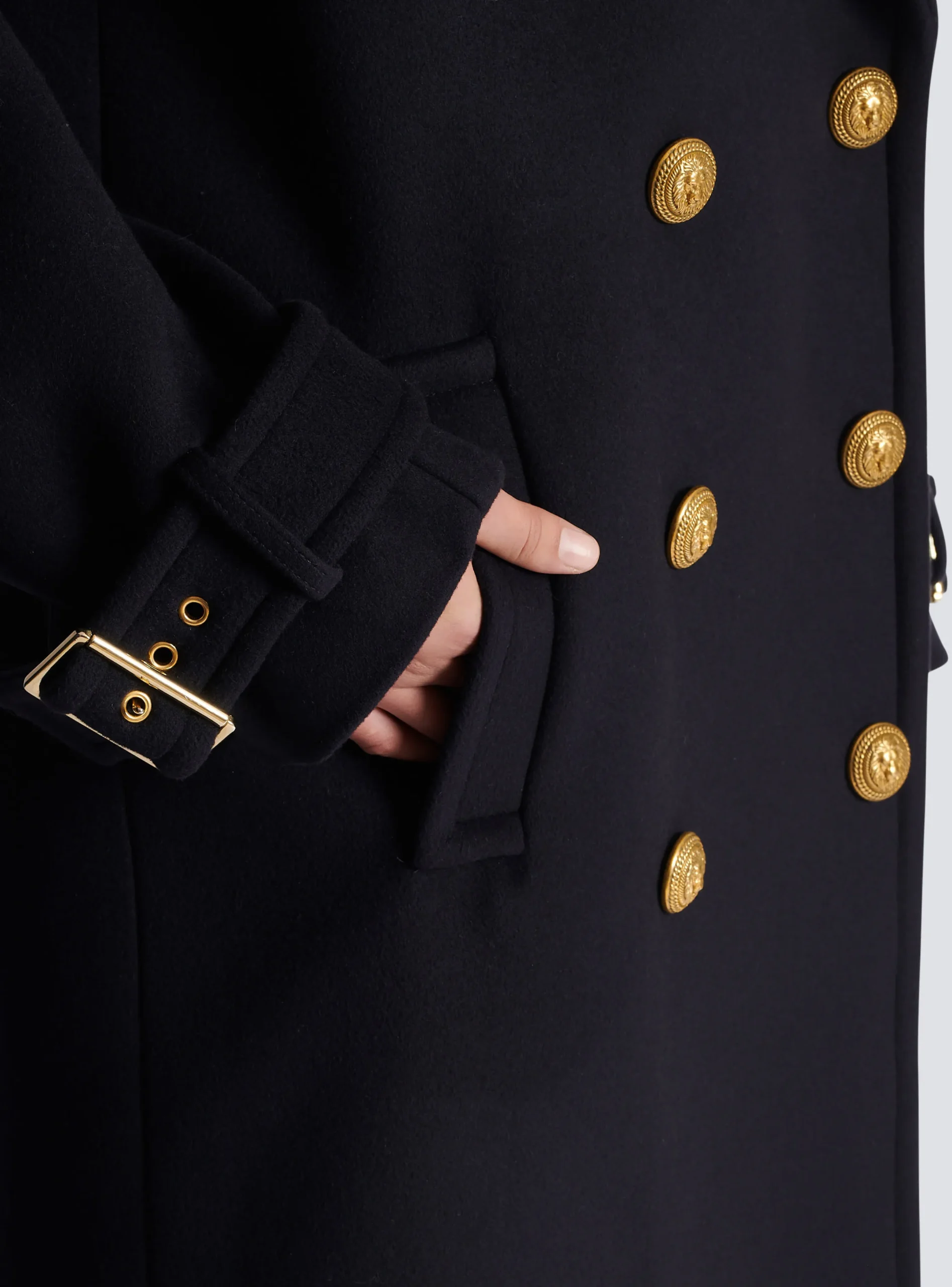 Sale Oversized Double-breasted Coat Women Outerwear