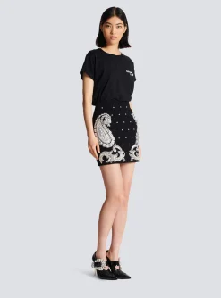 Outlet Paisley And Stars Embroidered Skirt Women Skirts
