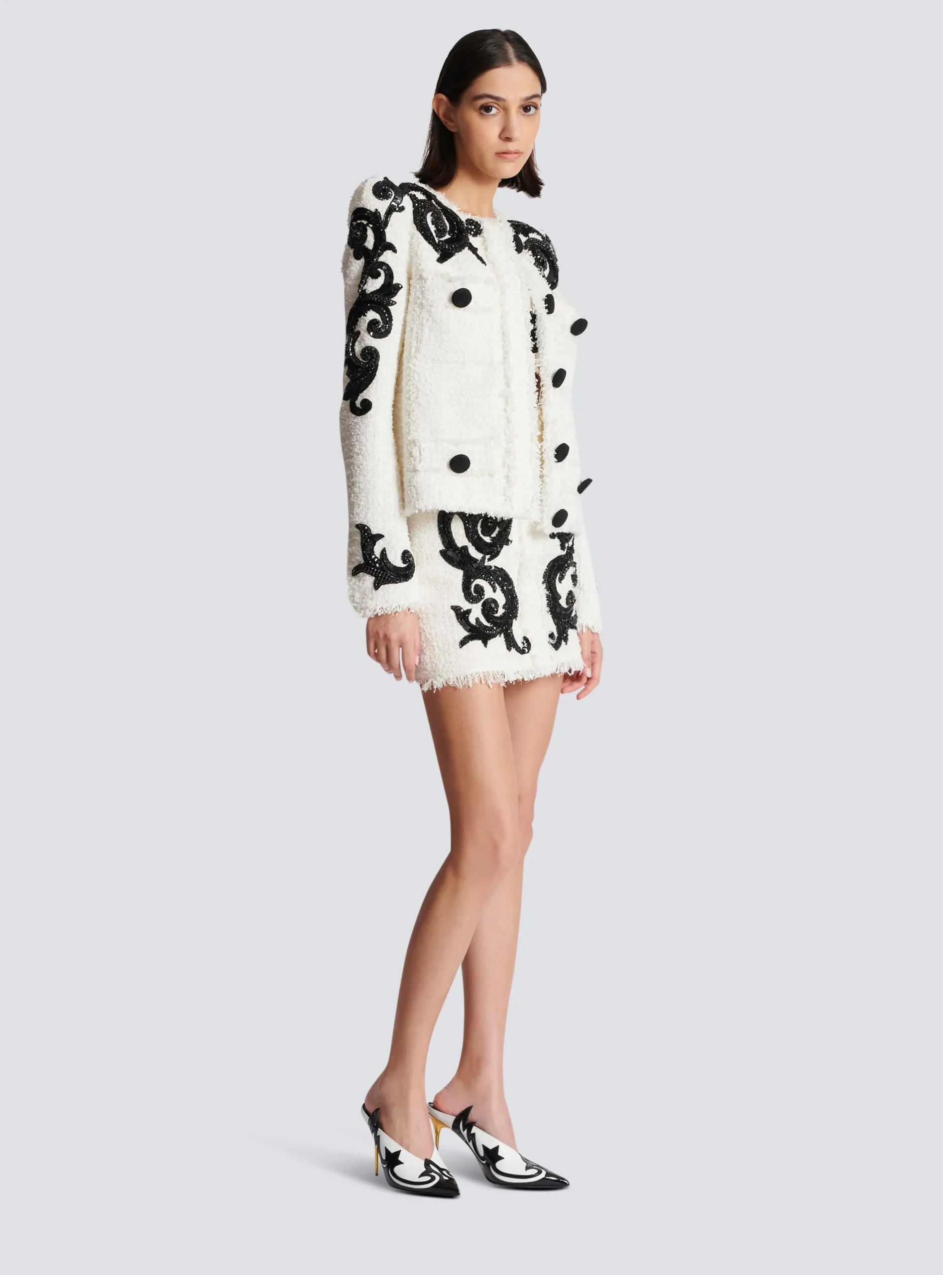 Online Paisley Tweed Jacket Women Jackets And Blazers