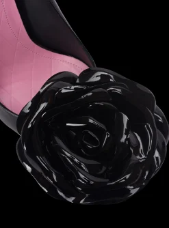 Store Patent Leather Ruby Pumps With Flower Detail Women High Heels & Pumps