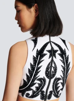 Best PB Baroque Tank Top Women Tops And Shirts