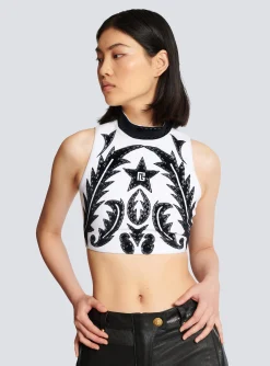 Best PB Baroque Tank Top Women Tops And Shirts