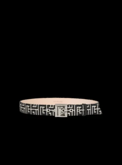 Cheap PB Belt In Monogrammed Jacquard Belts