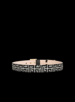 Cheap PB Belt In Monogrammed Jacquard Women Belts