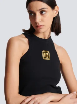 Best Sale PB Embroidered Tank Top Women T-Shirts