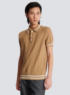 Outlet PB Labyrinth Wool Polo Shirt Knitwear|Shirts And Polos