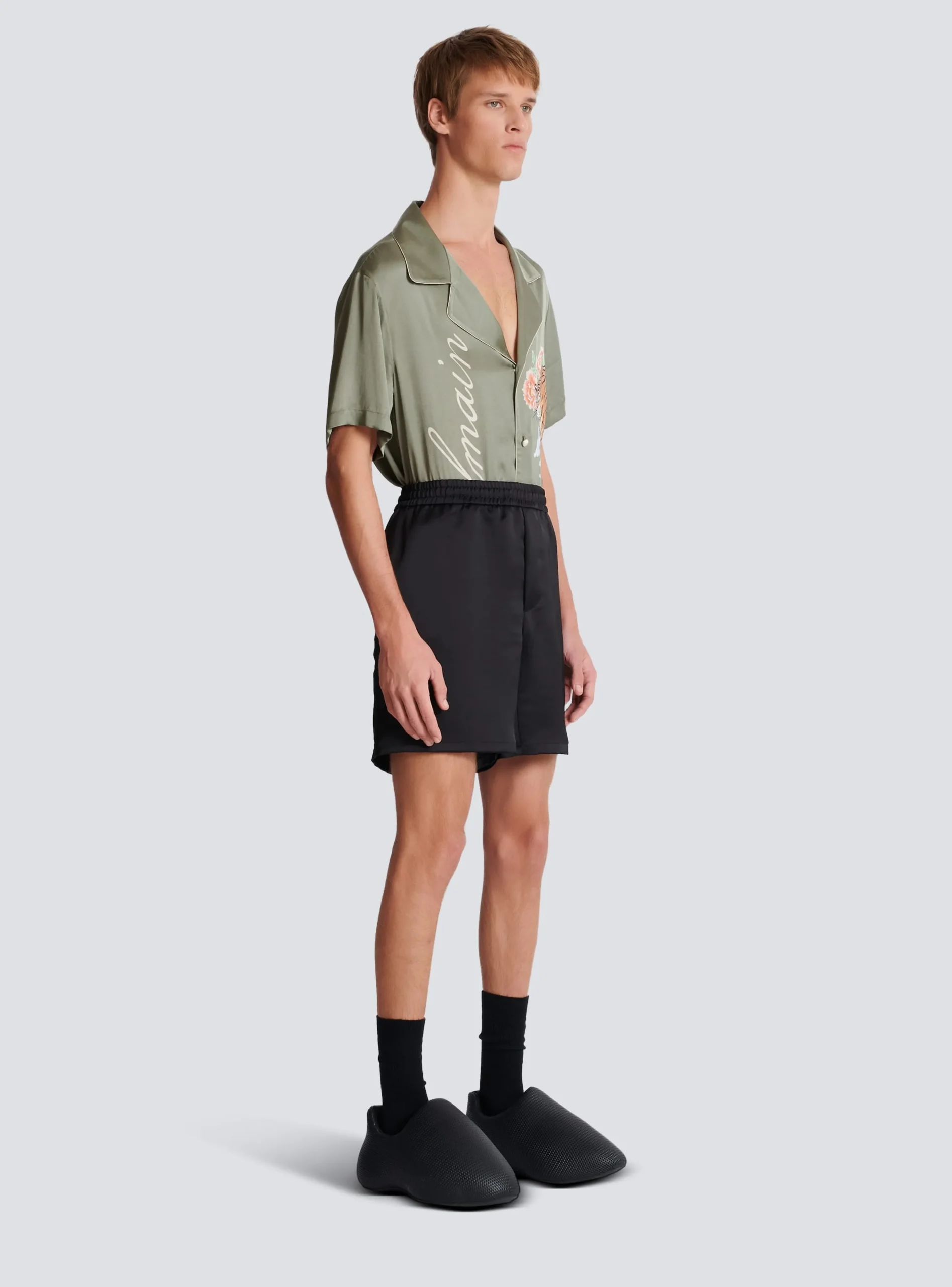 Online PB Signature Satin Shorts Sportswear|Trousers And Shorts