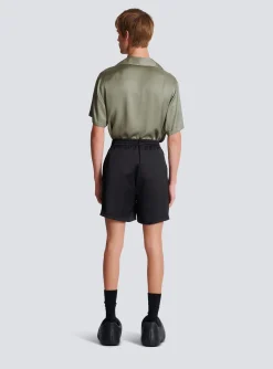 Online PB Signature Satin Shorts Sportswear|Trousers And Shorts