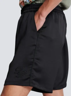 Online PB Signature Satin Shorts Sportswear|Trousers And Shorts